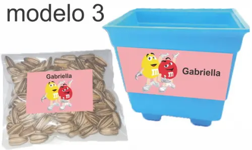 Kit Vaso e Semente-m&m