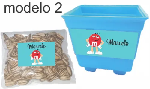 Kit Vaso e Semente-m&m