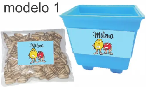 Kit Vaso e Semente-m&m