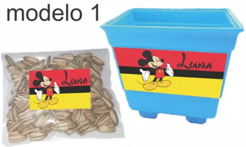 Kit Vaso e Semente-mickey
