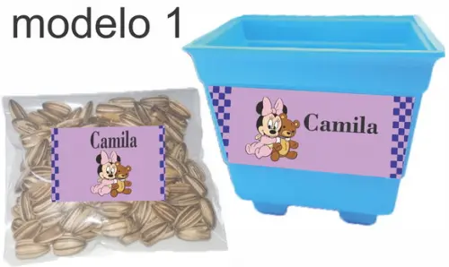 Kit Vaso e Semente-mickey Baby