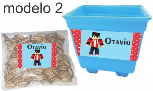 Kit Vaso e Semente-minecraft