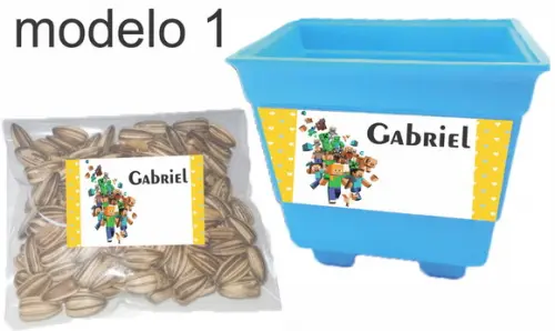 Kit Vaso e Semente-minecraft