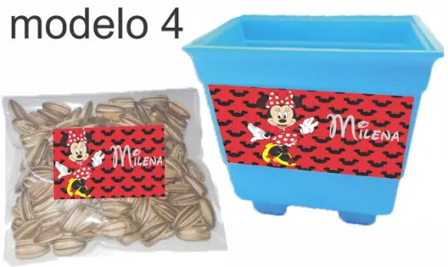 Kit Vaso e Semente-minnie