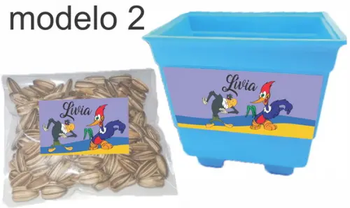 Kit Vaso e Semente-pica Pau