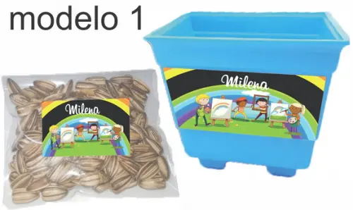 Kit Vaso e Semente-pintando o 7