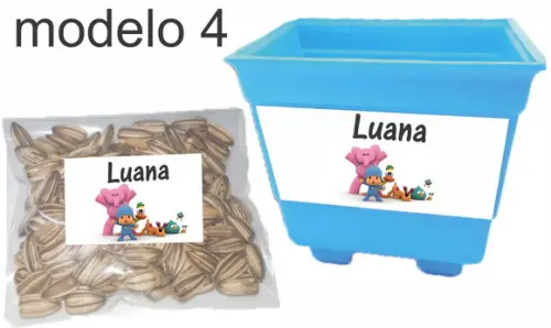 Kit Vaso e Semente-pocoyo