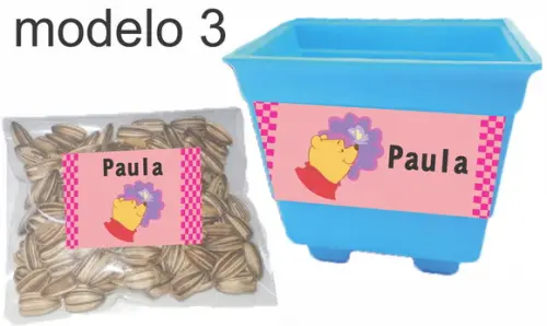 Kit Vaso e Semente-pooh