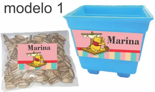 Kit Vaso e Semente-pooh
