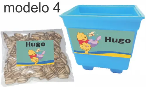 Kit Vaso e Semente-pooh