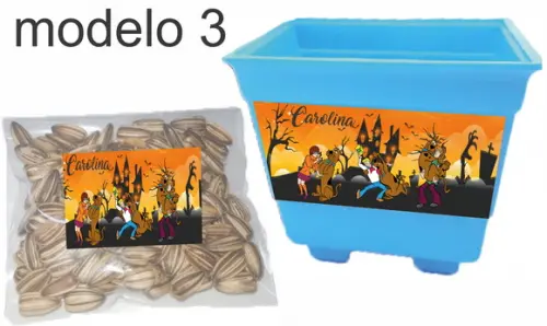 Kit Vaso e Semente-scooby Doo