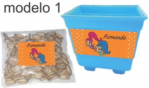 Kit Vaso e Semente-shimmer Shine