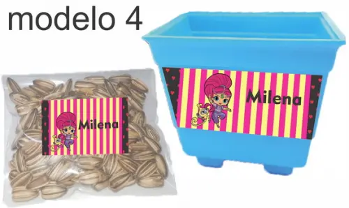 Kit Vaso e Semente-shimmer Shine