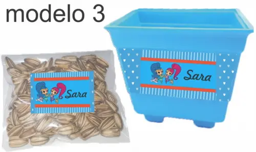Kit Vaso e Semente-shimmer Shine