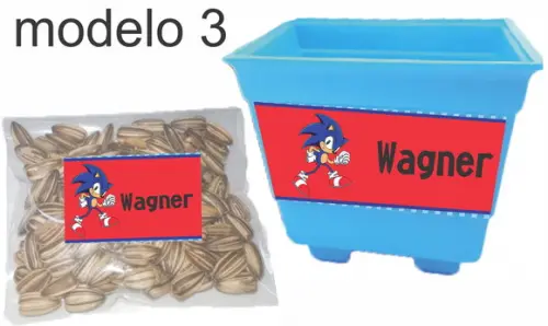 Kit Vaso e Semente-sonic