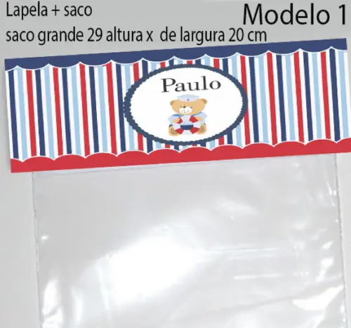 Lapela e Saco Grande- Marinheiro