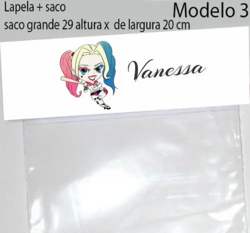 Lapela e Saco Grande-arlequina