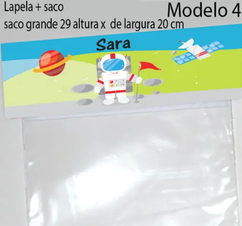 Lapela e Saco Grande-astronauta