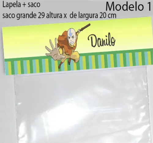 Lapela e Saco Grande-avatar Aang