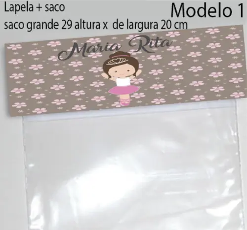 Lapela e Saco Grande-bailarina