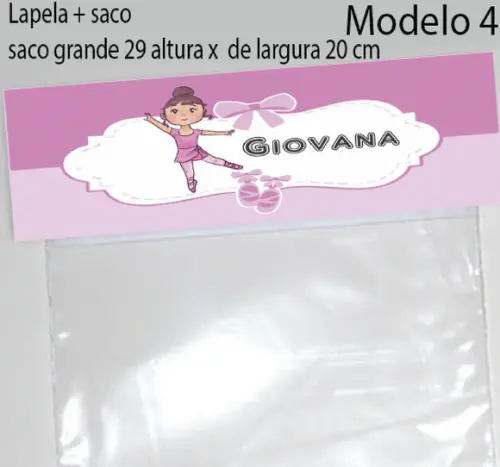Lapela e Saco Grande-bailarina