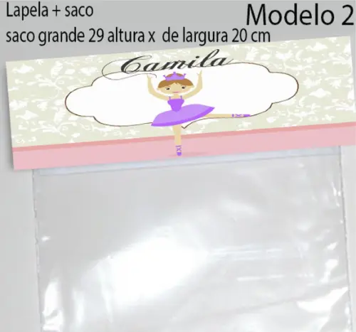 Lapela e Saco Grande-bailarina