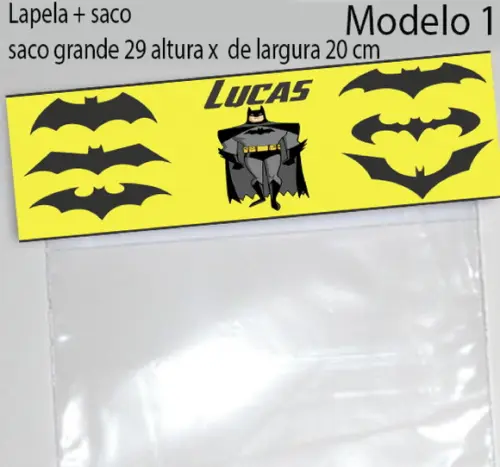 Lapela e Saco Grande-batman