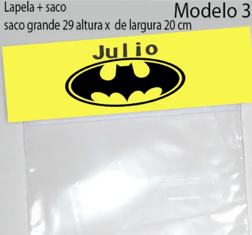 Lapela e Saco Grande-batman