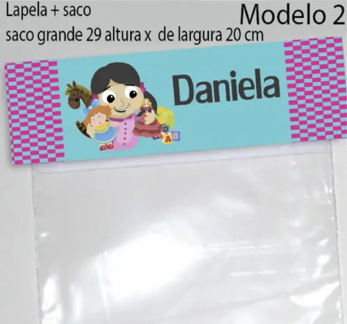 Lapela e Saco Grande-boneca