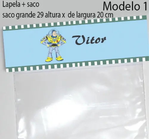 Lapela e Saco Grande-buzz Lightyear