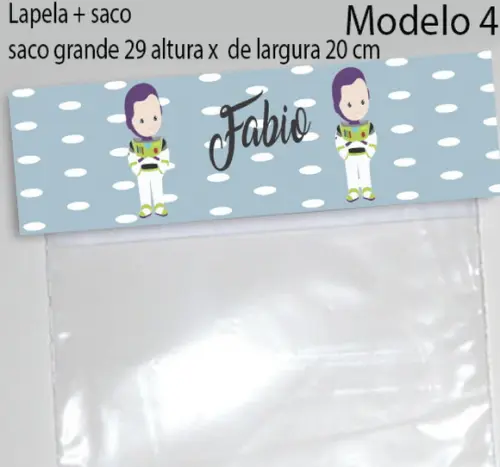 Lapela e Saco Grande-buzz Lightyear