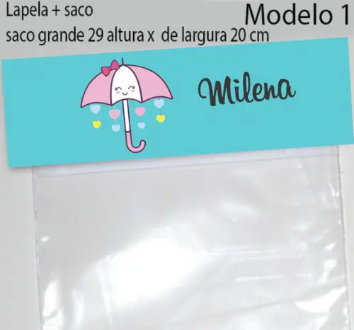 Lapela e Saco Grande-chuva de Amor