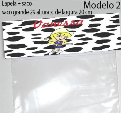 Lapela e Saco Grande-cowboy