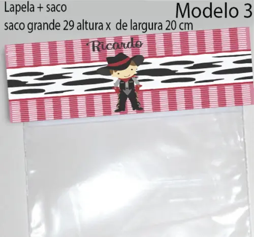 Lapela e Saco Grande-cowboy