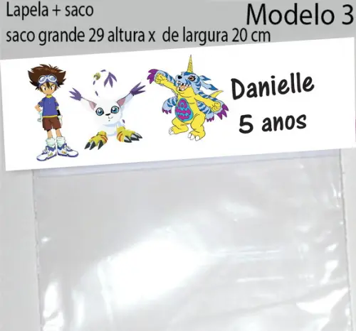 Lapela e Saco Grande-digimon