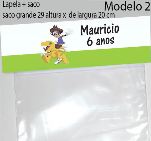 Lapela e Saco Grande-digimon