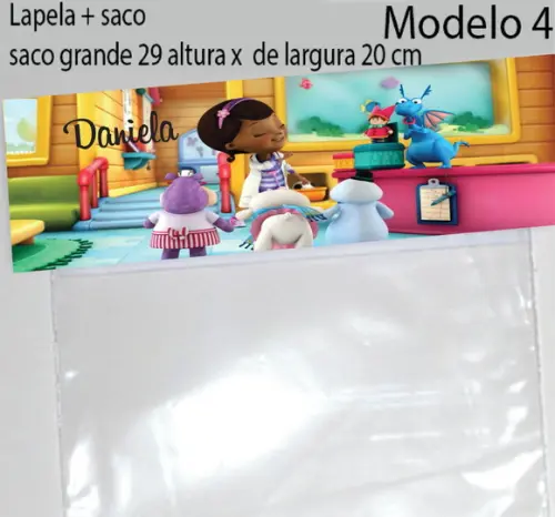 Lapela e Saco Grande-doutora Brinquedos