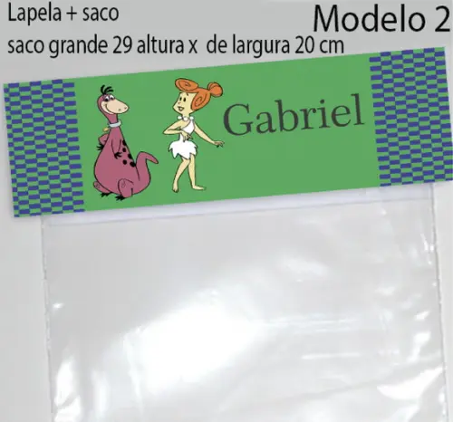 Lapela e Saco Grande-fred Flintstone