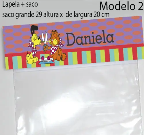 Lapela e Saco Grande-garfield