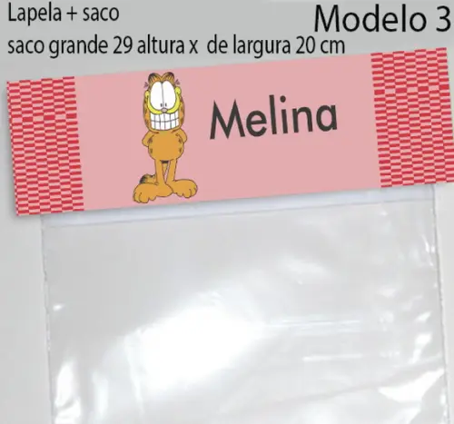 Lapela e Saco Grande-garfield