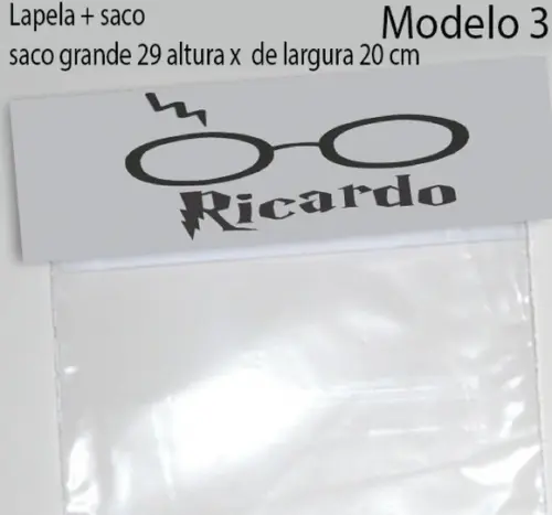 Lapela e Saco Grande-harry Potter-modelo 1