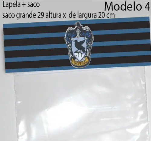 Lapela e Saco Grande-hogwarts