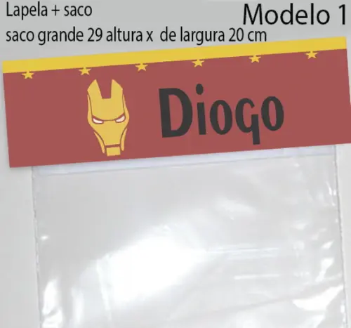 Lapela e Saco Grande-homem de Ferro