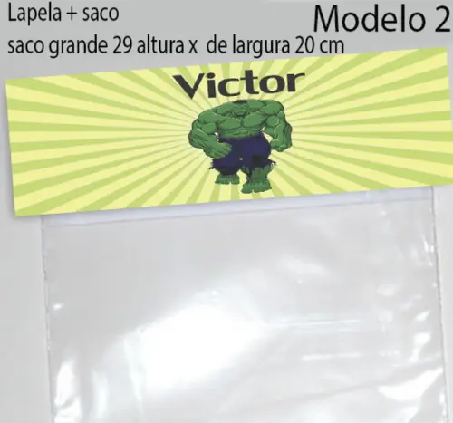 Lapela e Saco Grande-hulk