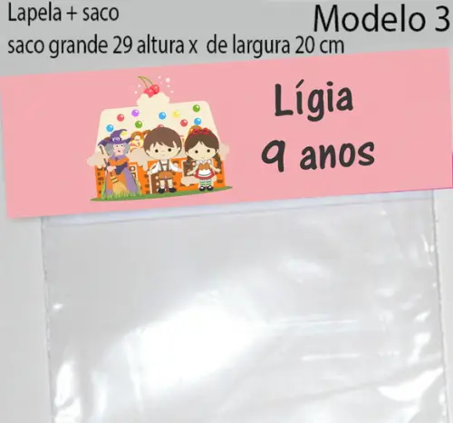 Lapela e Saco Grande-joão e Maria