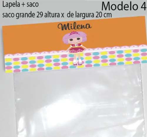 Lapela e Saco Grande-lalaloopsy