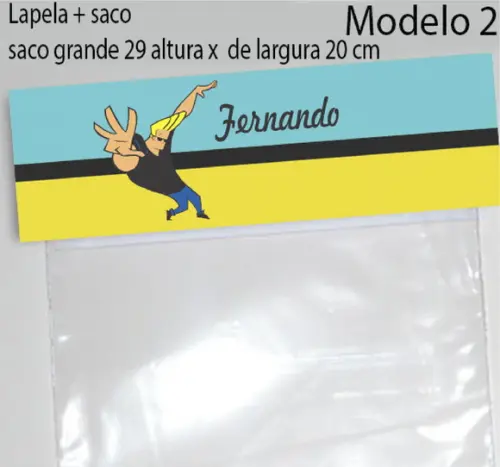Lapela e Saco Grande-johnny Bravo