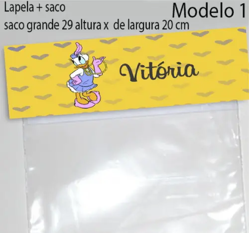 Lapela e Saco Grande-margarida