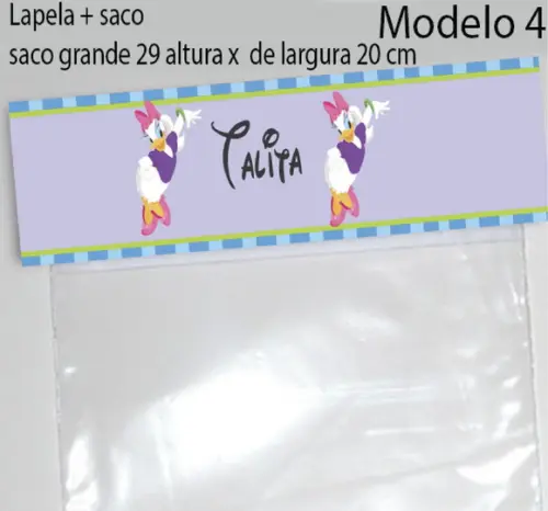 Lapela e Saco Grande-margarida