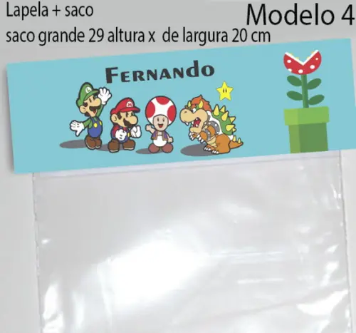 Lapela e Saco Grande-mario Bros